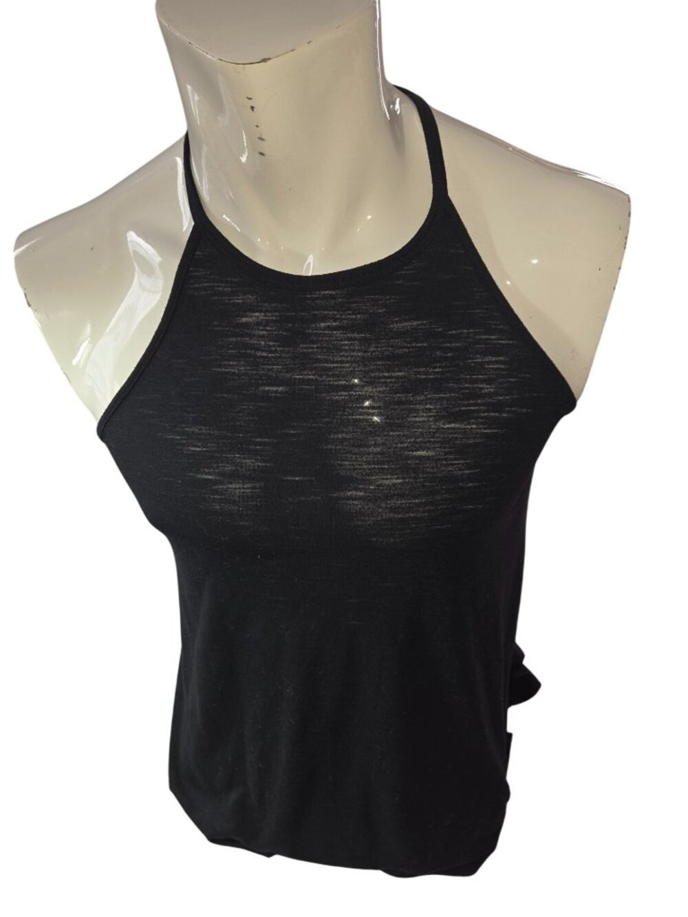 Under Armour Womens Black Threadborne HeatGear Racerback Tank Top*Small* EUC